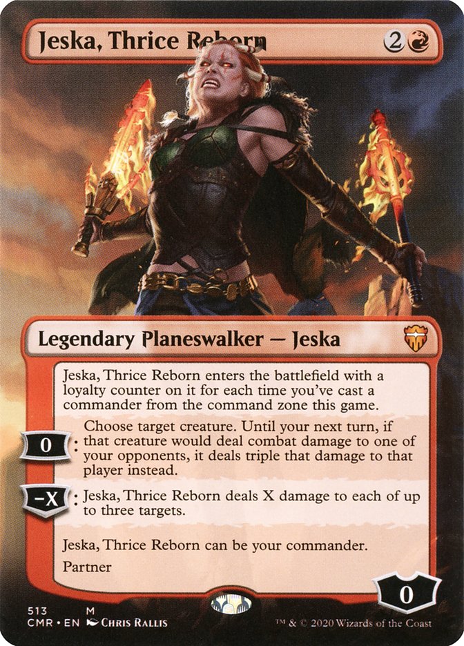 Jeska, Thrice Reborn (Borderless) [Commander Legends] | Play N Trade Winnipeg