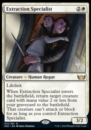 Extraction Specialist (Promo Pack) [Streets of New Capenna Promos] | Play N Trade Winnipeg