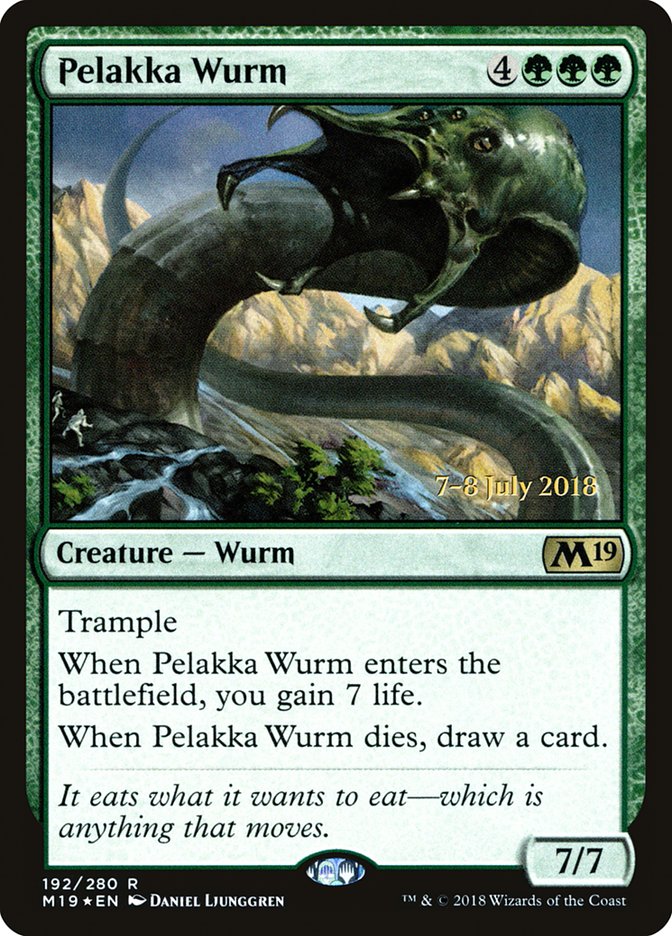 Pelakka Wurm  [Core Set 2019 Prerelease Promos] | Play N Trade Winnipeg