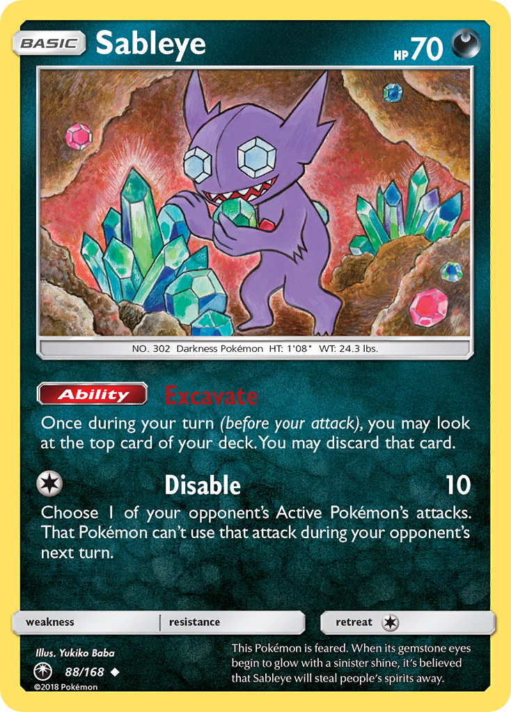 Sableye (88/168) [Sun & Moon: Celestial Storm] | Play N Trade Winnipeg