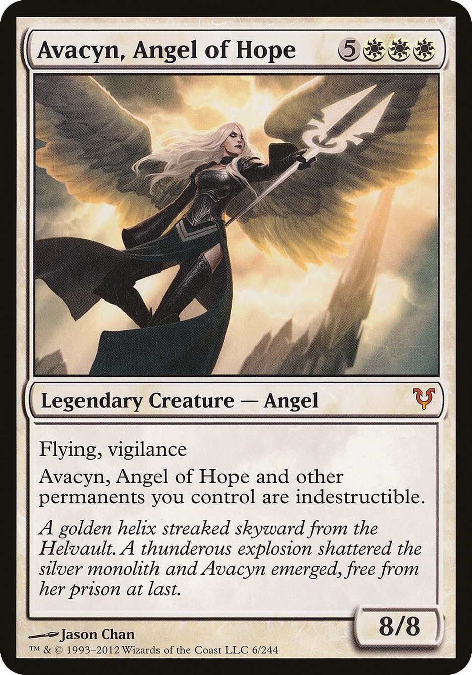 Avacyn, Angel of Hope (Oversized) [Open the Helvault] | Play N Trade Winnipeg