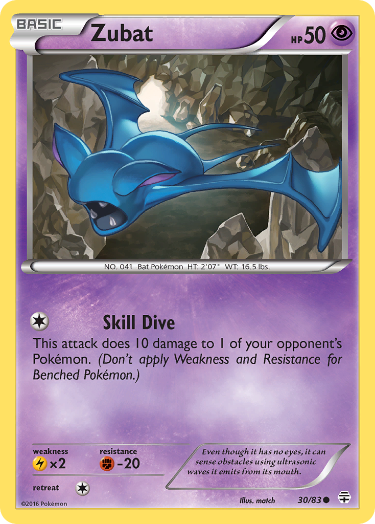 Zubat (30/83) [XY: Generations] | Play N Trade Winnipeg