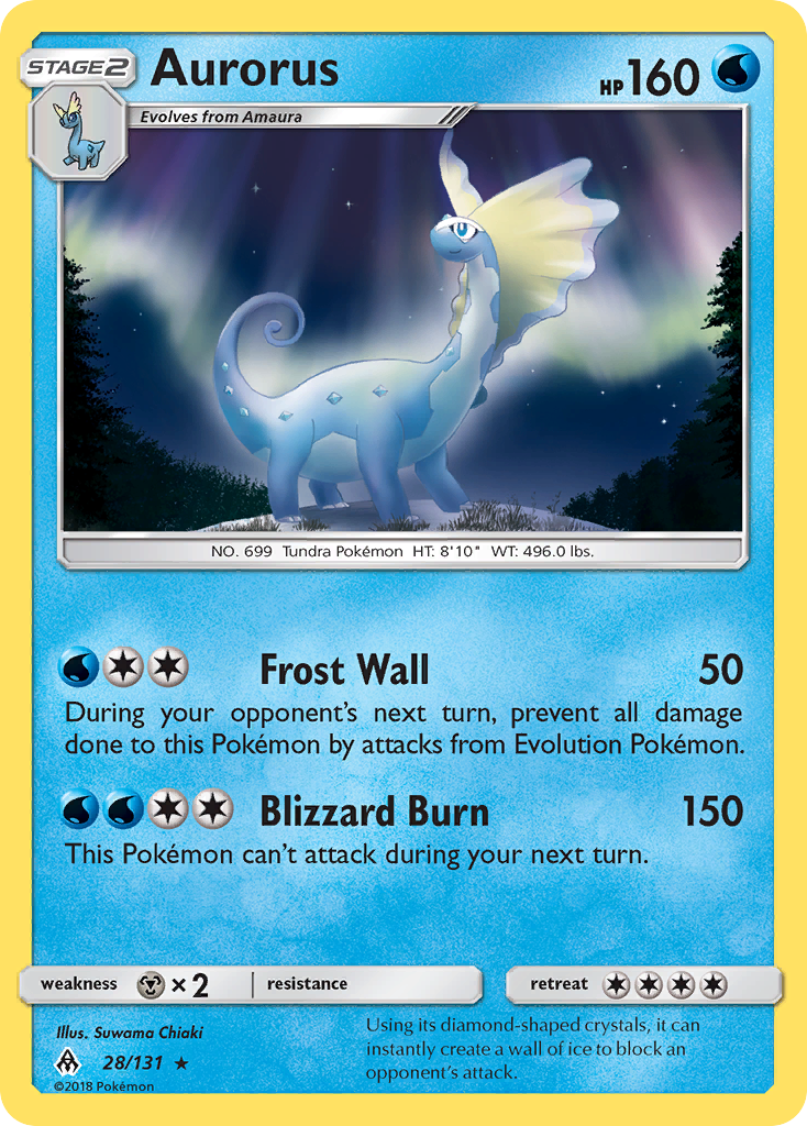 Aurorus (28/131) [Sun & Moon: Forbidden Light] | Play N Trade Winnipeg