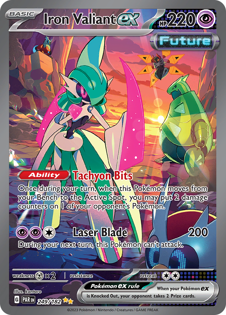 Iron Valiant ex (249/182) [Scarlet & Violet: Paradox Rift] | Play N Trade Winnipeg