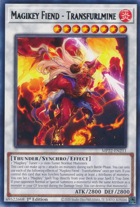 Magikey Fiend - Transfurlmine [MP22-EN211] Rare | Play N Trade Winnipeg