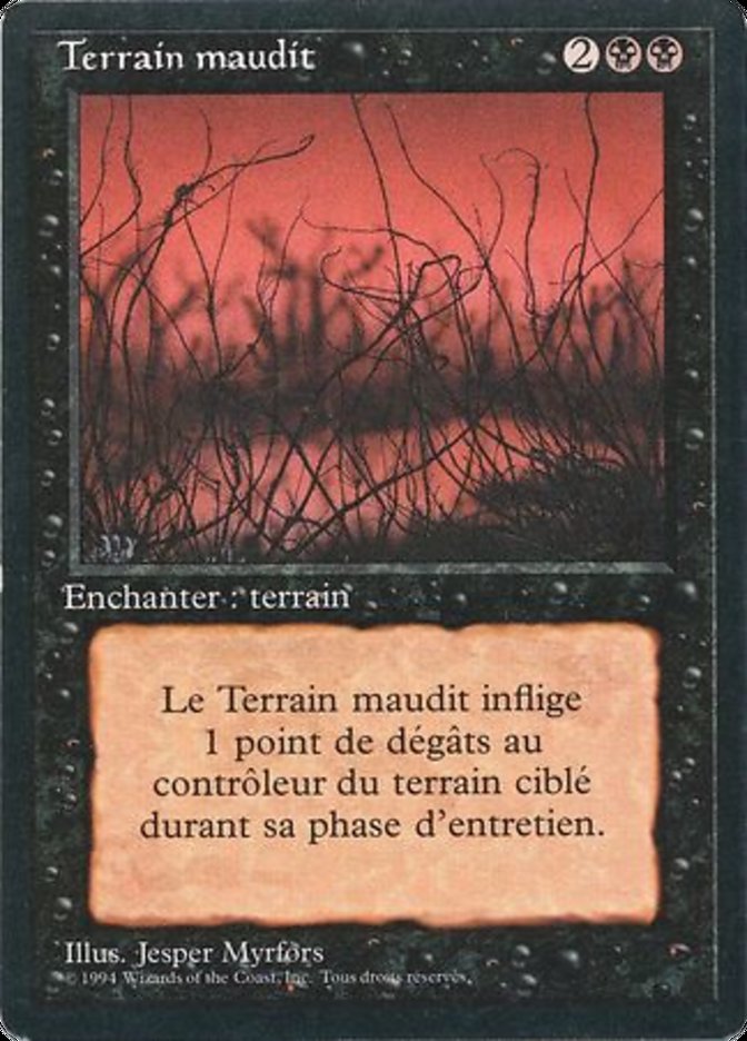 Cursed Land [Foreign Black Border] | Play N Trade Winnipeg