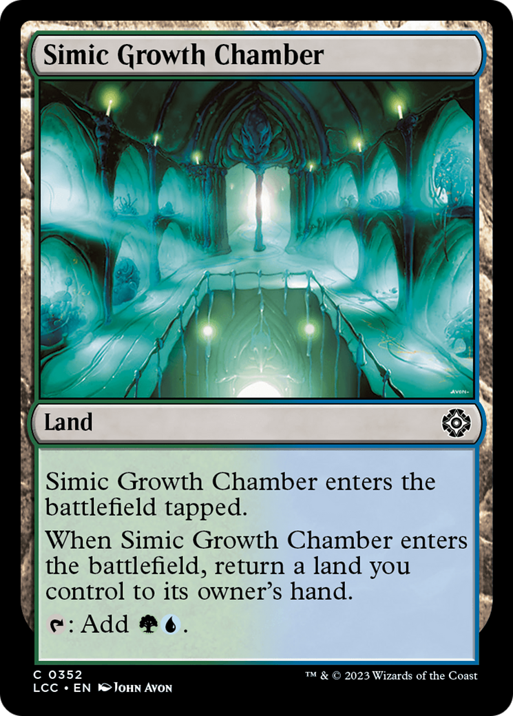 Simic Growth Chamber [The Lost Caverns of Ixalan Commander] | Play N Trade Winnipeg