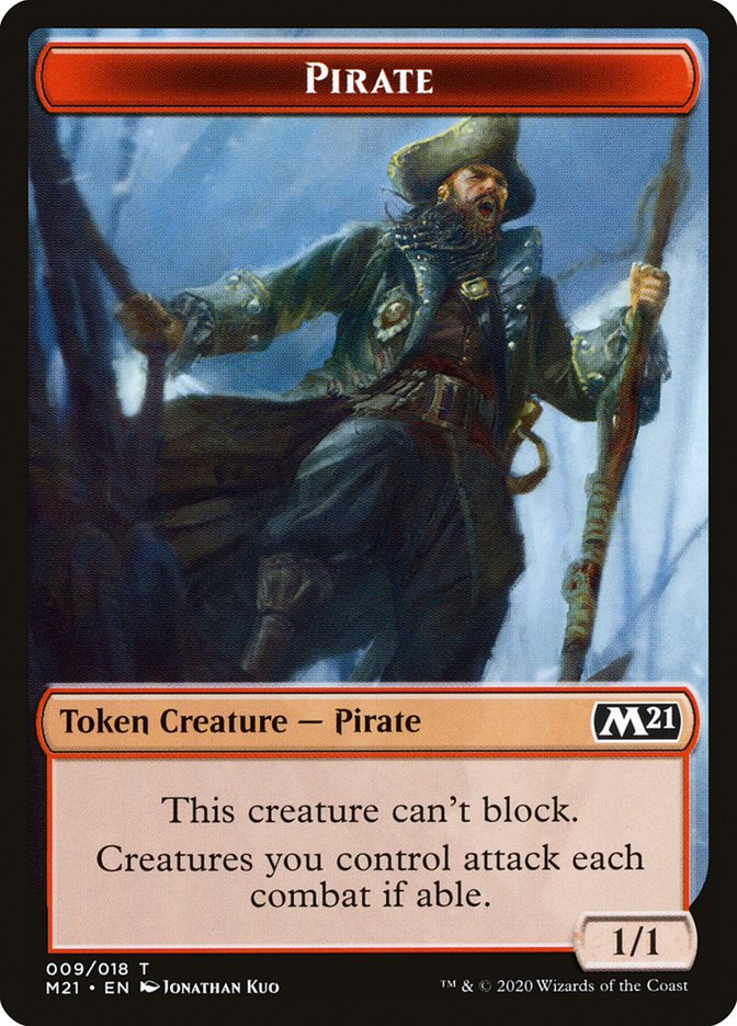 Pirate [Core Set 2021 Tokens] | Play N Trade Winnipeg