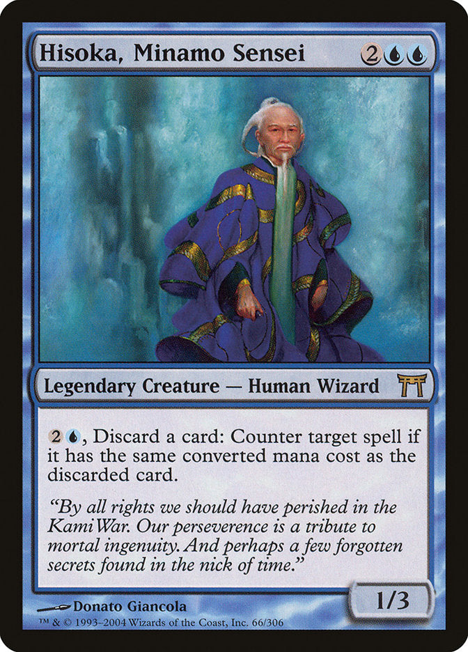Hisoka, Minamo Sensei [Champions of Kamigawa] | Play N Trade Winnipeg