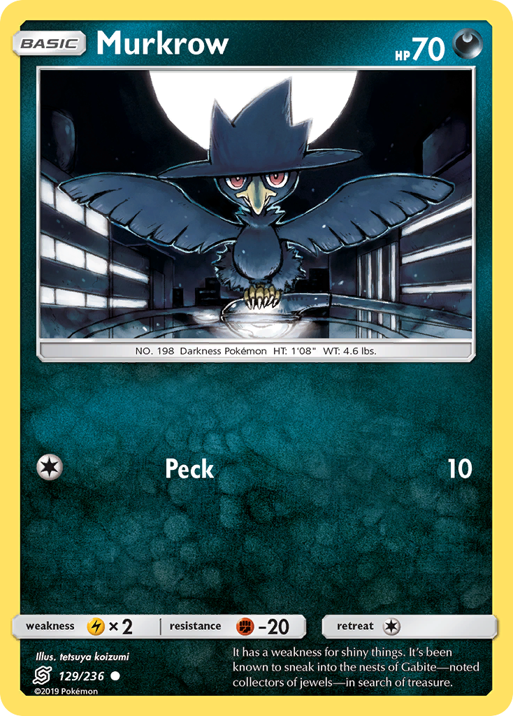 Murkrow (129/236) [Sun & Moon: Unified Minds] | Play N Trade Winnipeg