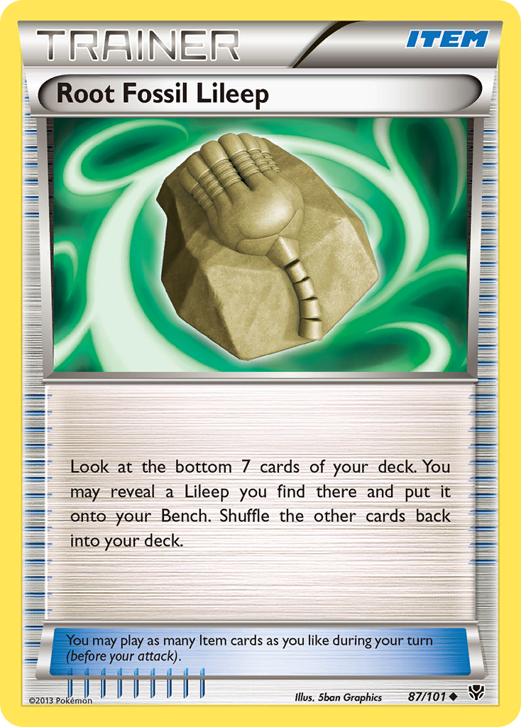 Root Fossil Lileep (87/101) [Black & White: Plasma Blast] | Play N Trade Winnipeg