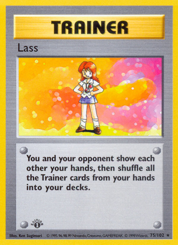 Lass (75/102) (Shadowless) [Base Set 1st Edition] | Play N Trade Winnipeg