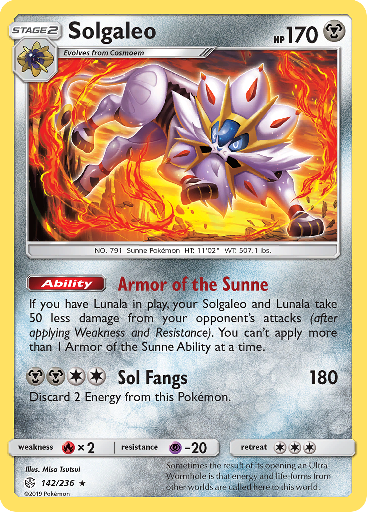 Solgaleo (142/236) [Sun & Moon: Cosmic Eclipse] | Play N Trade Winnipeg