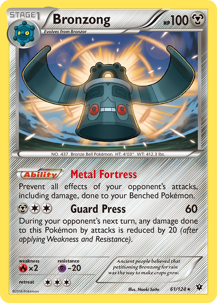 Bronzong (61/124) [XY: Fates Collide] | Play N Trade Winnipeg