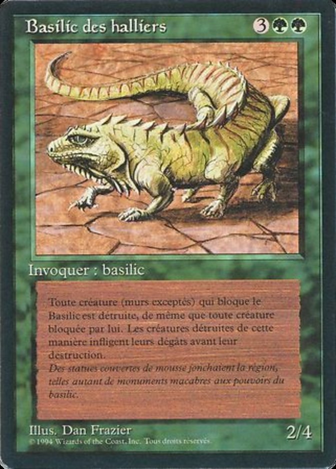 Thicket Basilisk [Foreign Black Border] | Play N Trade Winnipeg