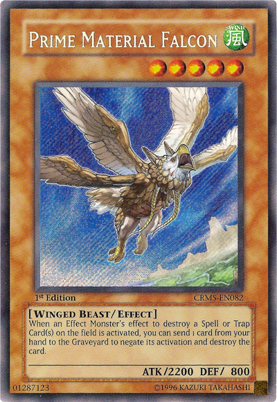 Prime Material Falcon [CRMS-EN082] Secret Rare | Play N Trade Winnipeg