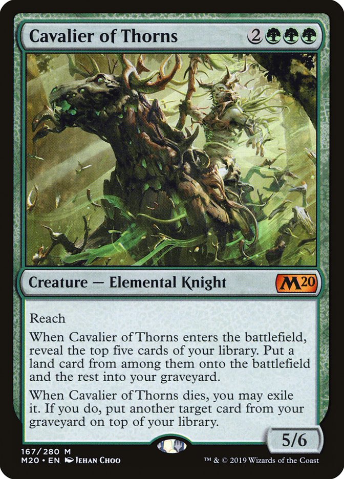 Cavalier of Thorns [Core Set 2020] | Play N Trade Winnipeg