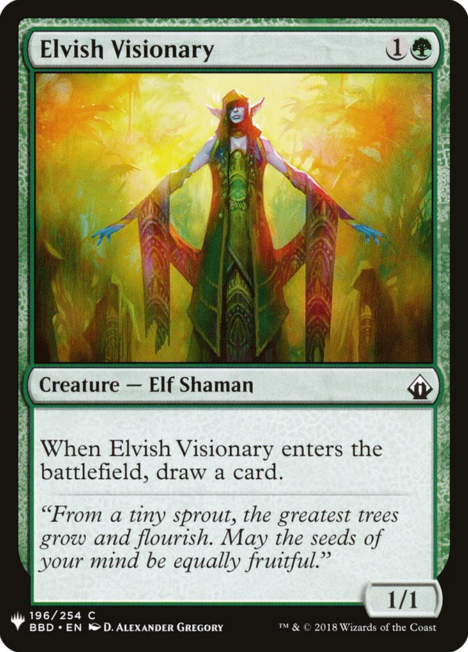 Elvish Visionary [Mystery Booster] | Play N Trade Winnipeg