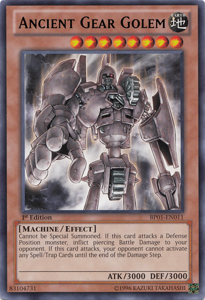 Ancient Gear Golem [BP01-EN011] Rare | Play N Trade Winnipeg