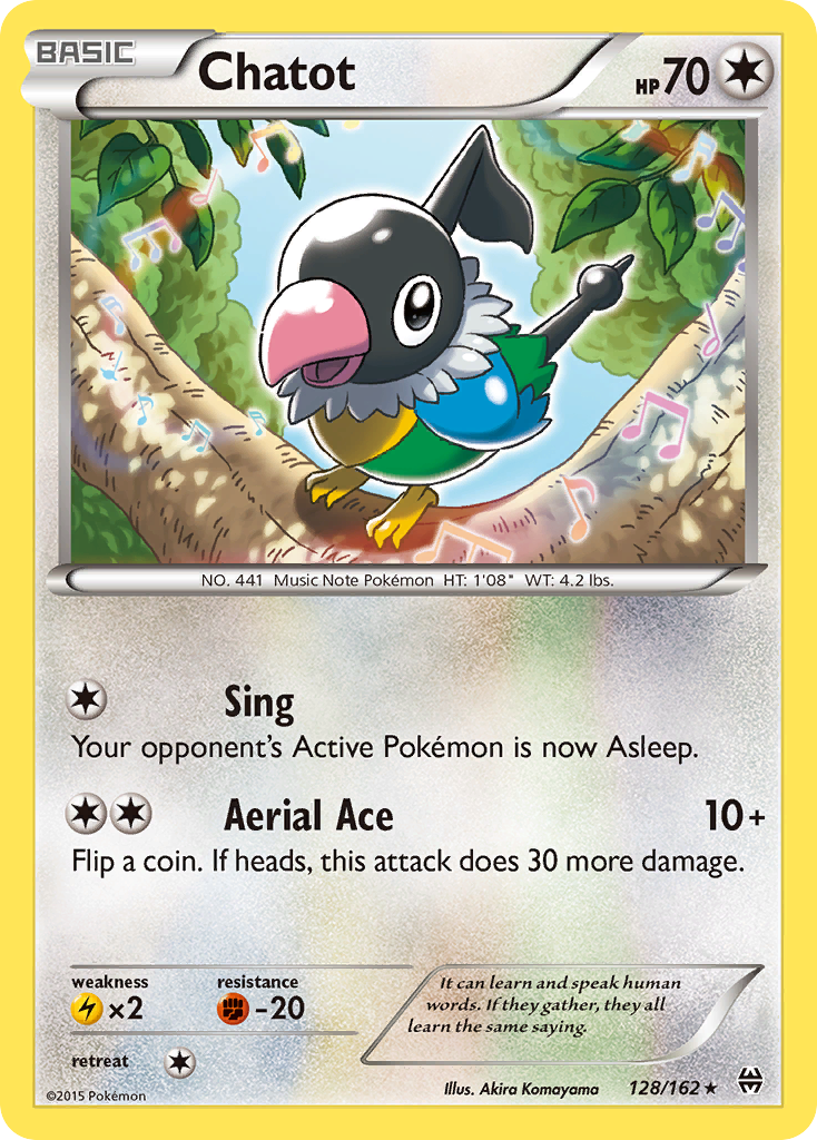 Chatot (128/162) [XY: BREAKthrough] | Play N Trade Winnipeg