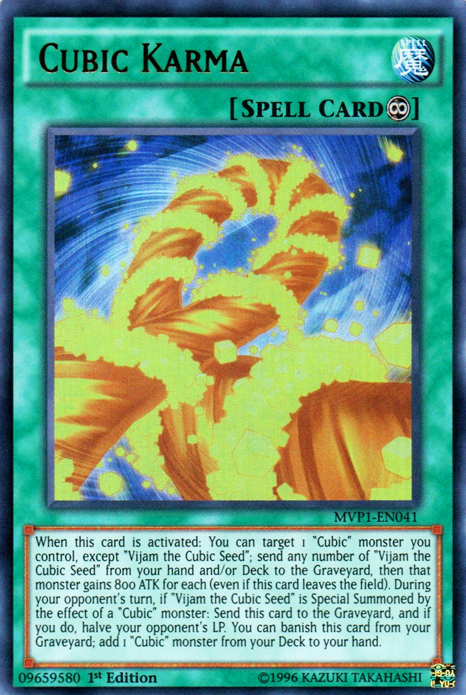 Cubic Karma [MVP1-EN041] Ultra Rare | Play N Trade Winnipeg
