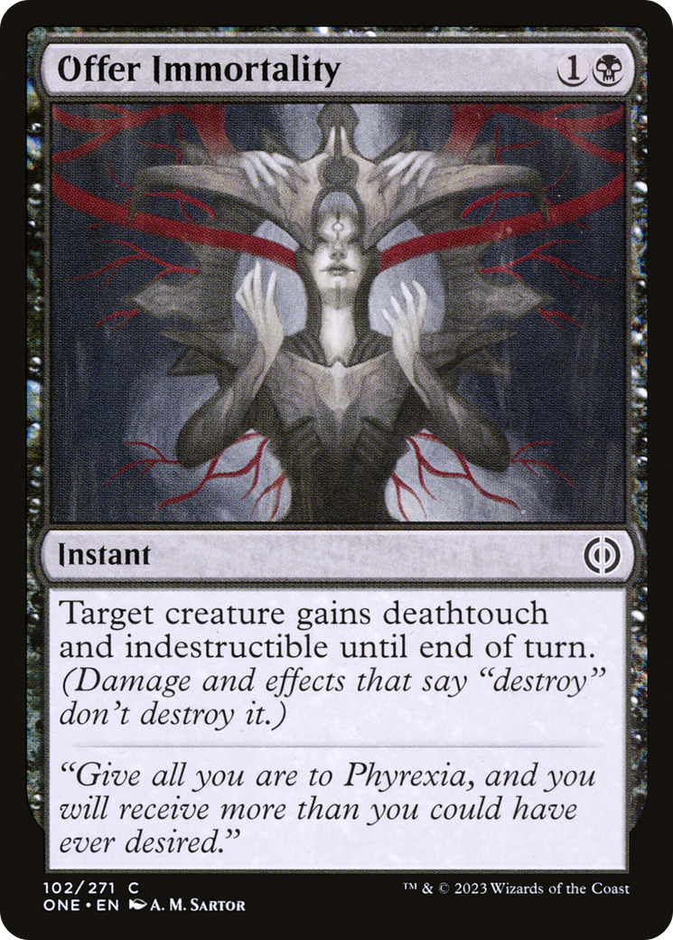 Offer Immortality [Phyrexia: All Will Be One] | Play N Trade Winnipeg