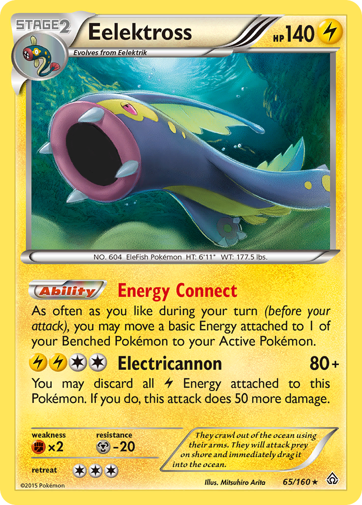 Eelektross (65/160) [XY: Primal Clash] | Play N Trade Winnipeg