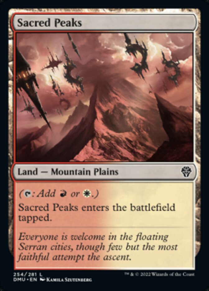 Sacred Peaks [Dominaria United] | Play N Trade Winnipeg