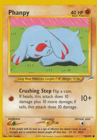 Phanpy (76/105) [Neo Destiny Unlimited] | Play N Trade Winnipeg