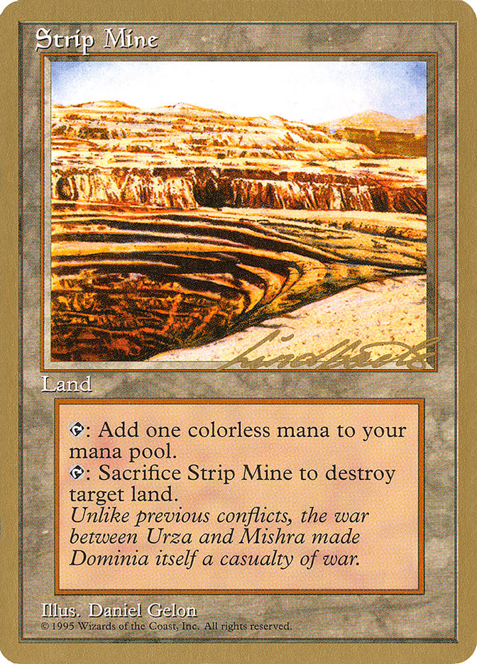 Strip Mine (Leon Lindback) [Pro Tour Collector Set] | Play N Trade Winnipeg