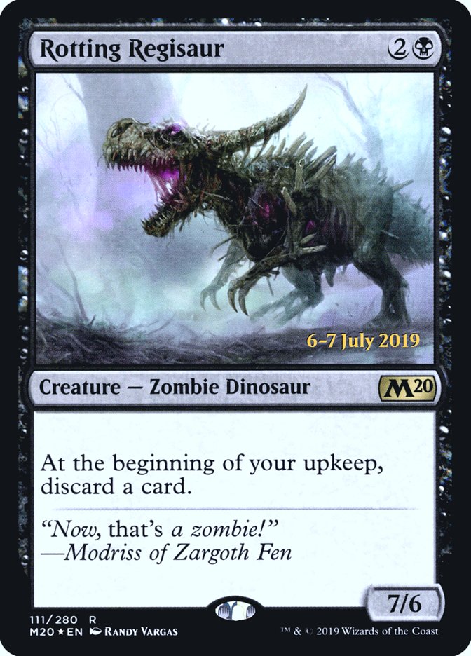 Rotting Regisaur  [Core Set 2020 Prerelease Promos] | Play N Trade Winnipeg