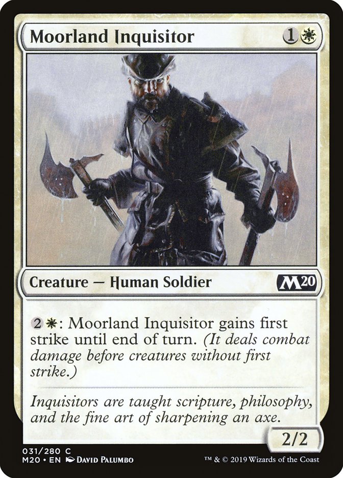 Moorland Inquisitor [Core Set 2020] | Play N Trade Winnipeg