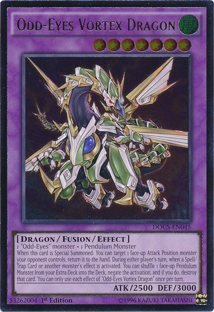 Odd-Eyes Vortex Dragon (UTR) [DOCS-EN045] Ultimate Rare | Play N Trade Winnipeg