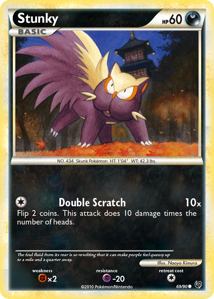 Stunky (69/90) [HeartGold & SoulSilver: Undaunted] | Play N Trade Winnipeg