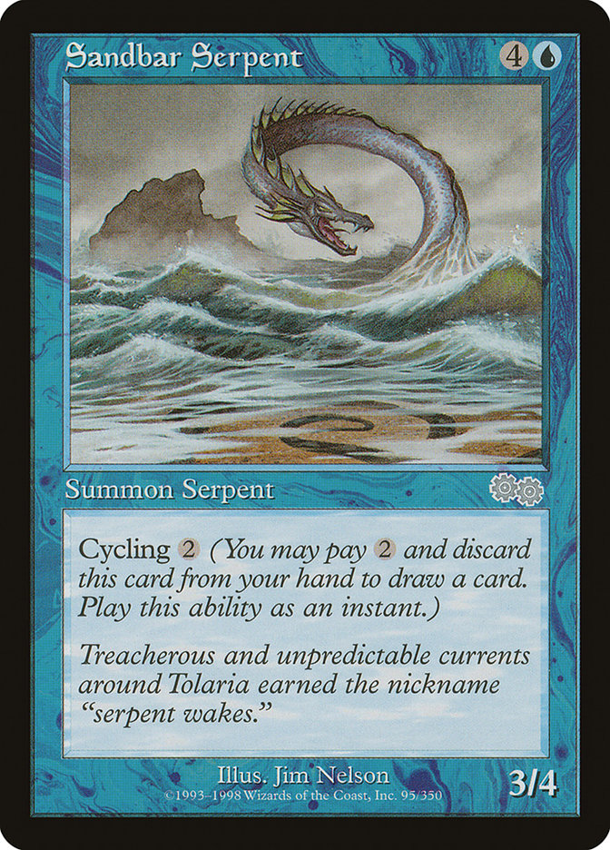 Sandbar Serpent [Urza's Saga] | Play N Trade Winnipeg