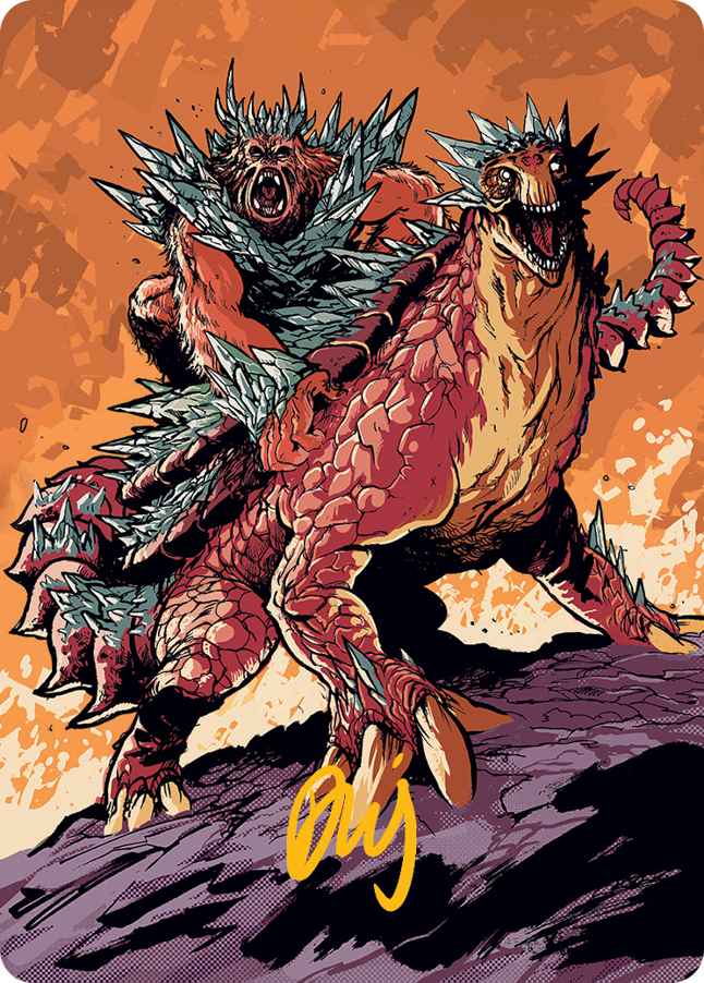 Kogla and Yidaro Art Card (Gold-Stamped Signature) [March of the Machine Art Series] | Play N Trade Winnipeg