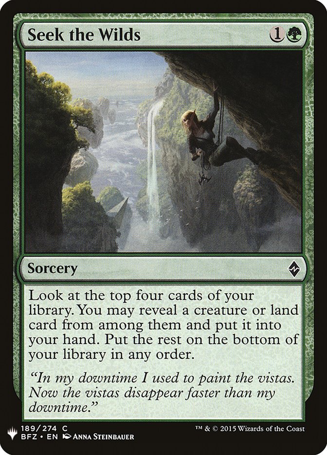 Seek the Wilds [Mystery Booster] | Play N Trade Winnipeg