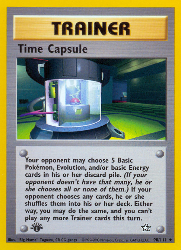 Time Capsule (90/111) [Neo Genesis 1st Edition] | Play N Trade Winnipeg