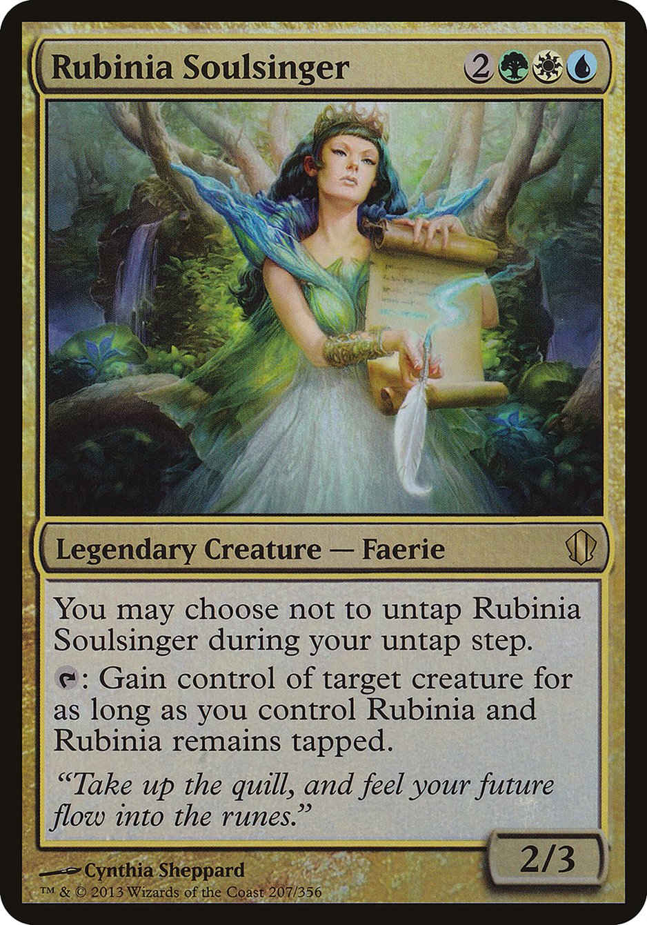 Rubinia Soulsinger (Oversized) [Commander 2013 Oversized] | Play N Trade Winnipeg