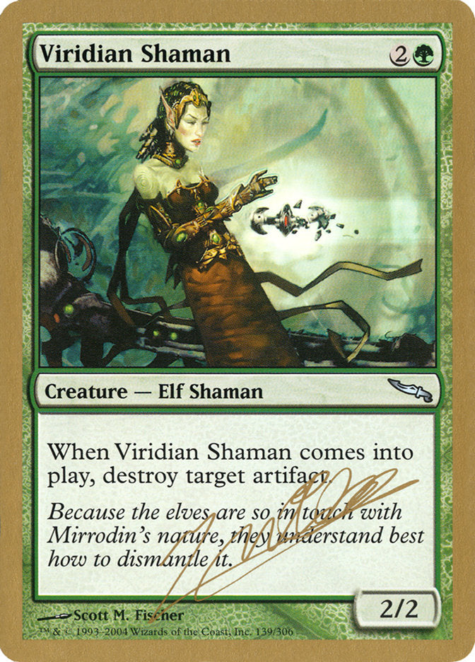Viridian Shaman (Julien Nuijten) [World Championship Decks 2004] | Play N Trade Winnipeg