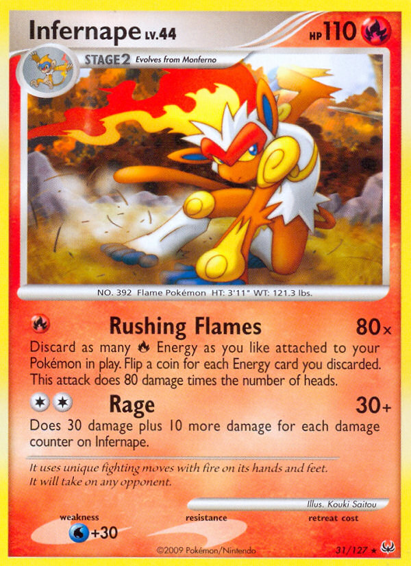 Infernape (31/127) [Platinum: Base Set] | Play N Trade Winnipeg