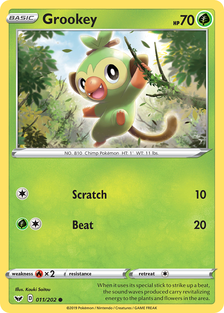 Grookey (011/202) [Sword & Shield: Base Set] | Play N Trade Winnipeg