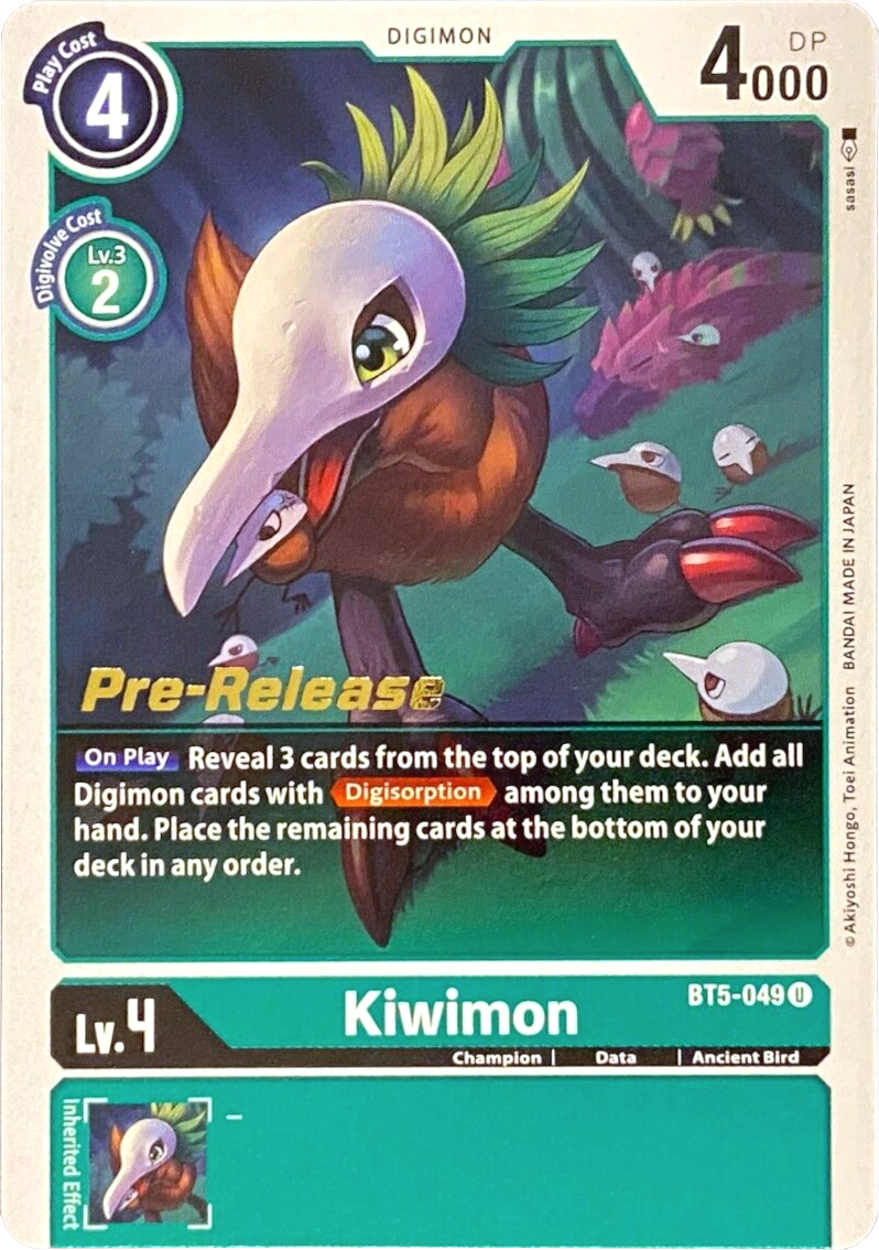 Kiwimon [BT5-049] [Battle of Omni Pre-Release Promos] | Play N Trade Winnipeg