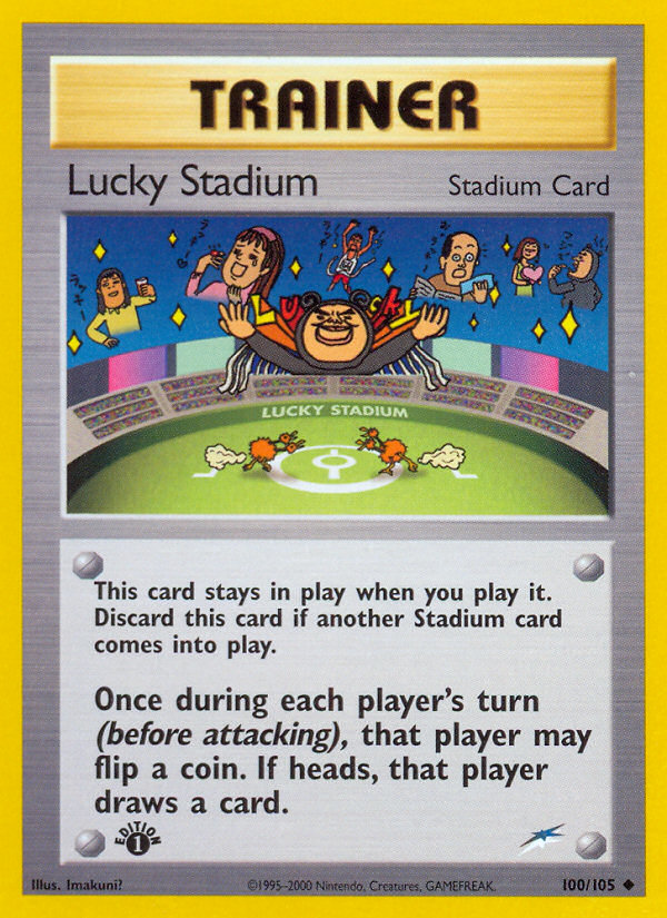 Lucky Stadium (100/105) [Neo Destiny 1st Edition] | Play N Trade Winnipeg