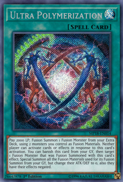 Ultra Polymerization [MP18-EN014] Secret Rare | Play N Trade Winnipeg