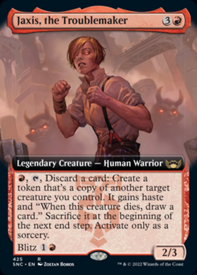 Jaxis, the Troublemaker (Extended Art) [Streets of New Capenna] | Play N Trade Winnipeg