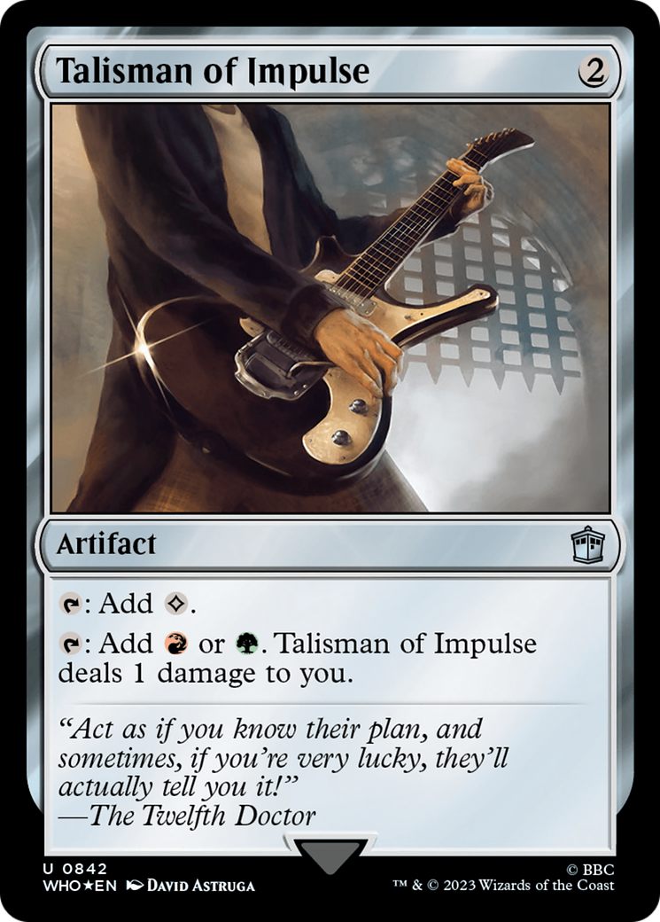 Talisman of Impulse (Surge Foil) [Doctor Who] | Play N Trade Winnipeg