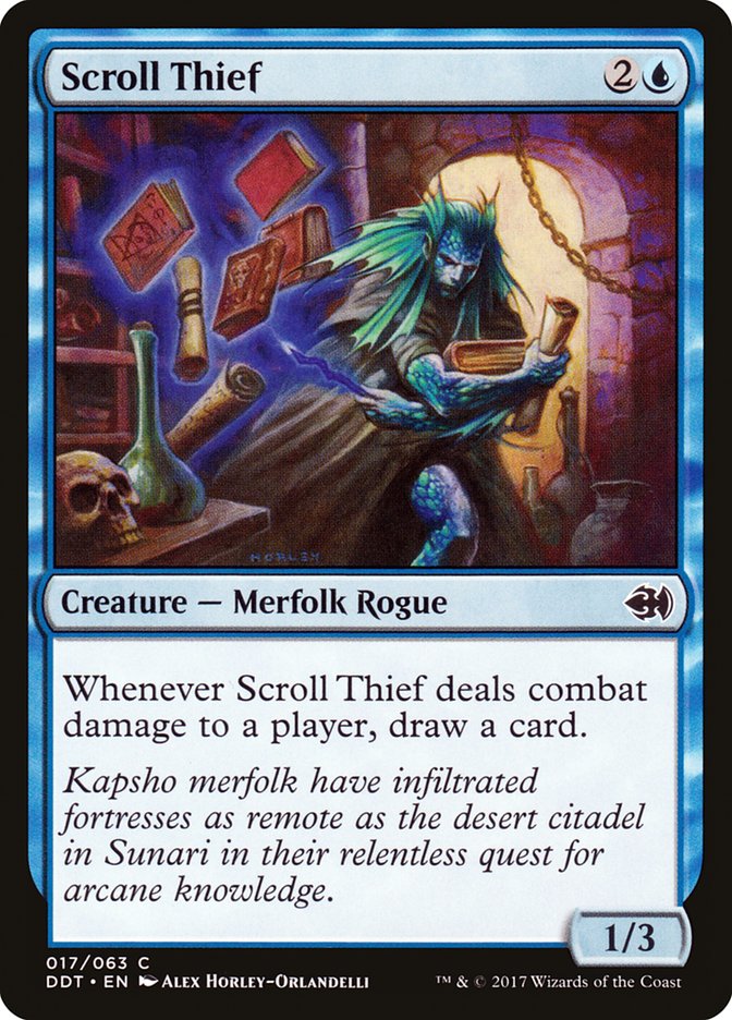 Scroll Thief [Duel Decks: Merfolk vs. Goblins] | Play N Trade Winnipeg