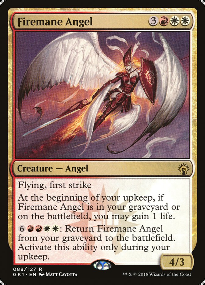 Firemane Angel [Guilds of Ravnica Guild Kit] | Play N Trade Winnipeg