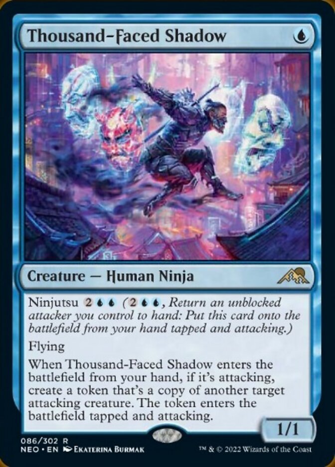 Thousand-Faced Shadow [Kamigawa: Neon Dynasty] | Play N Trade Winnipeg